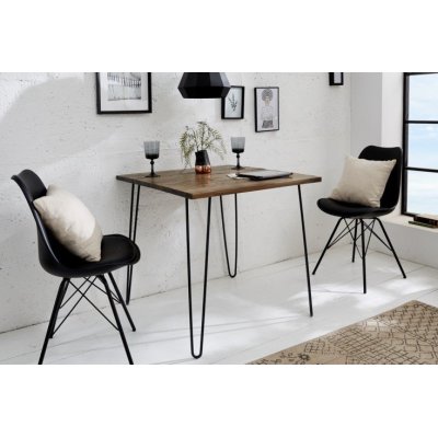 wybitny stół drewniany z nogami hairpin legs