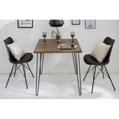 wybitny stół drewniany z nogami hairpin legs