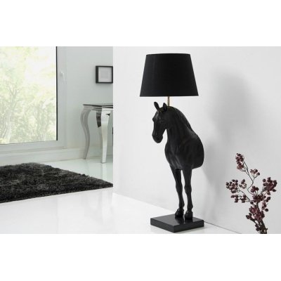 Lampa podłogowa Horse czarna – designerska forma do salonu
