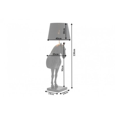 ekstrawagancka lampa podłogowa dla miłośników zwierząt