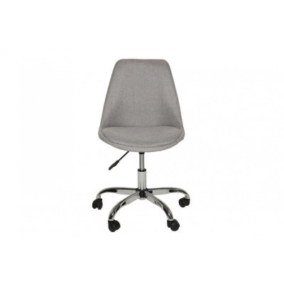 nowoczesne krzesło do biura w szarym kolorze 