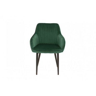 krzesło ciemnozielone z welurowej tkaniny świetnie sprawdzi się w kazdym wnętrzu 