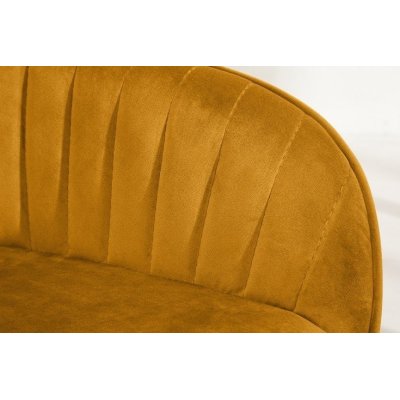 Krzesło Alex z podłokietnikami velvet
