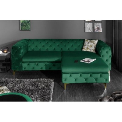 Sofa Barocco zielony aksamit 240