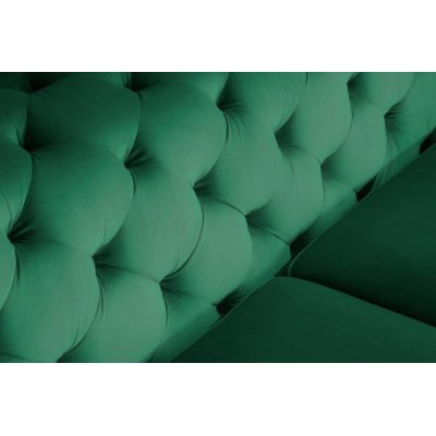 Sofa Barocco zielony aksamit 240
