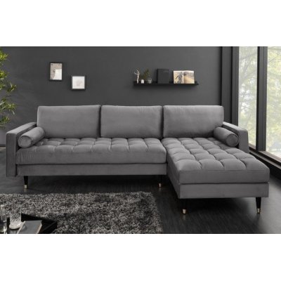 Narożnik Tokio szary velvet 