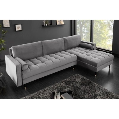 Narożnik Tokio szary velvet 