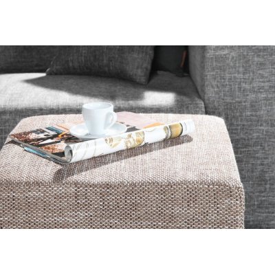 Pufa Classic Plecionka Beżowa
