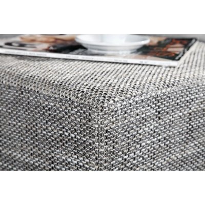 Pufa Classic Plecionka Szara