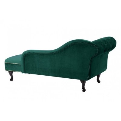 Szezlong Luxury ciemnozielony