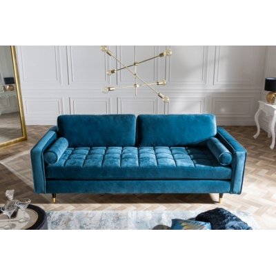 Sofa Tokio niebieska velvet 220