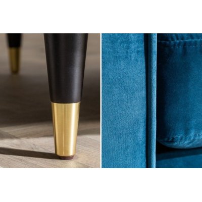 Sofa Tokio niebieska velvet 220