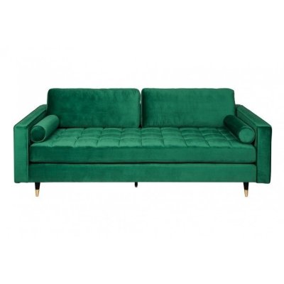 Sofa Tokio ciemnozielona velvet 220