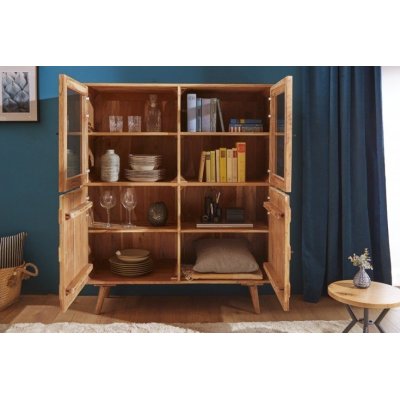 Witryna z litego drewna - designerska - Modo4u.pl