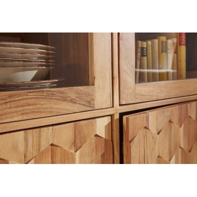 Witryna z litego drewna - designerska - Modo4u.pl