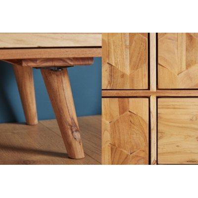 Witryna z litego drewna - designerska - Modo4u.pl