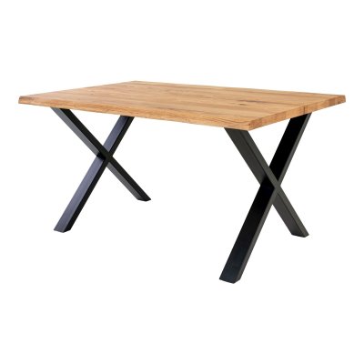 Dębowy stół 140x95 Amant nogi X