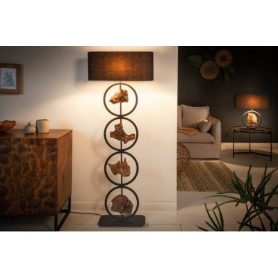 Elegancka lampa podłogowa styl retro