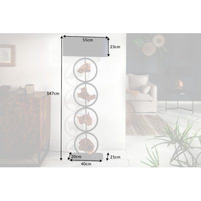 Elegancka lampa podłogowa styl retro