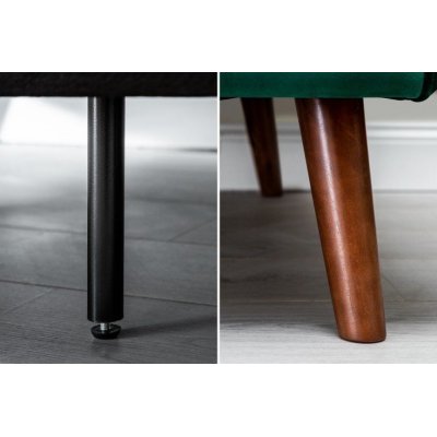 Welurowa sofa rozkładana do salonu