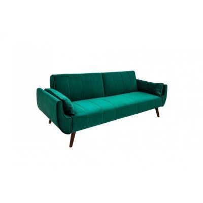 Welurowa sofa rozkładana do salonu