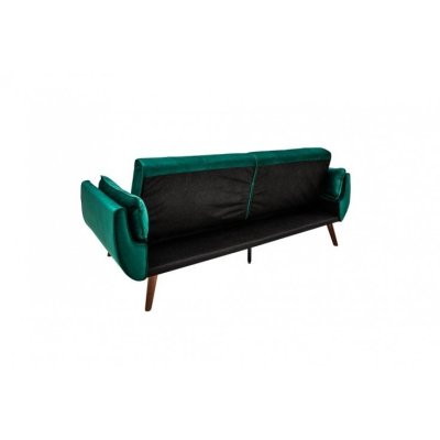 Welurowa sofa rozkładana do salonu