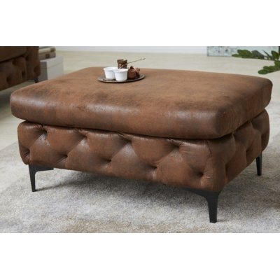 Funkcjonalny puf w stylu Chesterfield