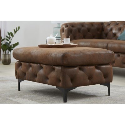 Funkcjonalny puf w stylu Chesterfield