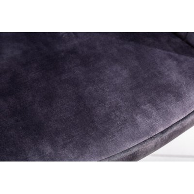 Designerski ciemnoszary fotel biurowy