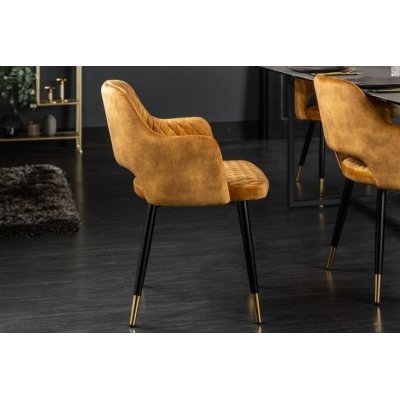 Designerskie krzesło z podłokietnikami