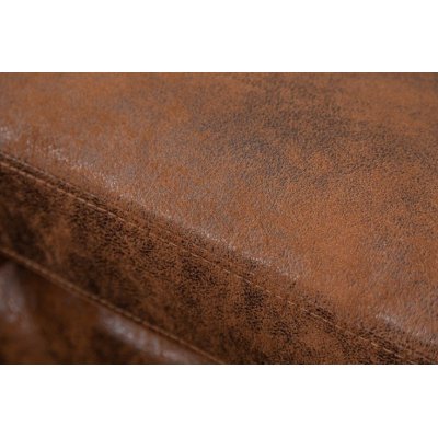 Duży narożnik w stylu Chesterfield