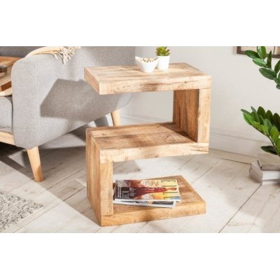 Designerski stolik drewniany