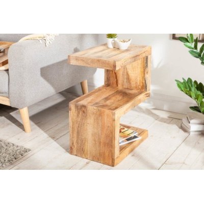 Designerski stolik drewniany