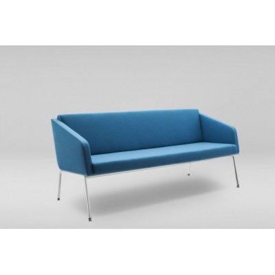 Sofa FIN 3 z podłokietnikami / metal