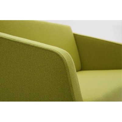 Sofa FIN 2 z podłokietnikami / metal