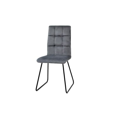 Krzesło Comfort Slim nogi sanki czarne