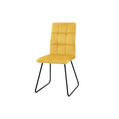 Krzesło Comfort Slim nogi sanki czarne