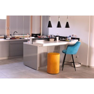 Hoker Glam niski noga metalowa mix kolorów