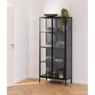 Witryna Metalika wysoka czarna 180