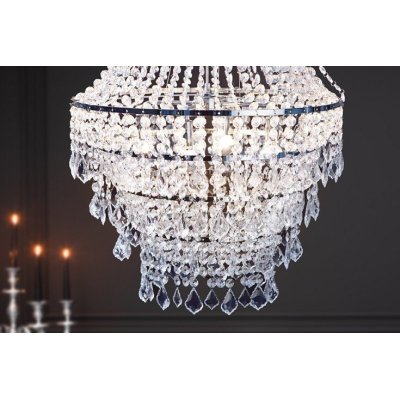 Lampa Brava XL wisząca z kryształkami