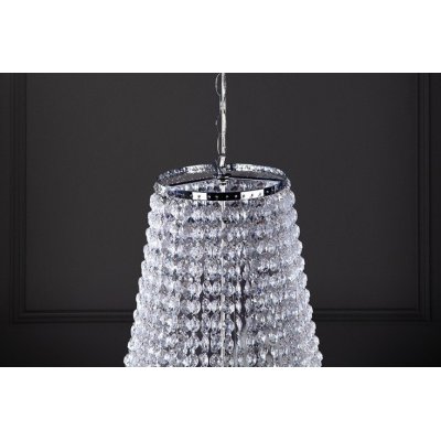 Lampa Brava XL wisząca z kryształkami