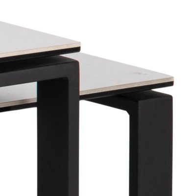 Ceramiczny komplet dwóch stolików kawowych