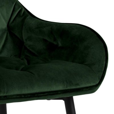 Hoker Rosa butelkowa zieleń velvet