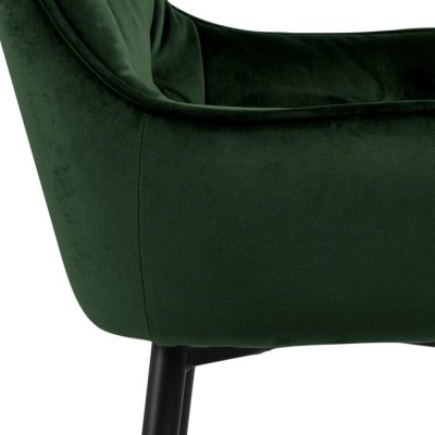 Hoker Rosa butelkowa zieleń velvet