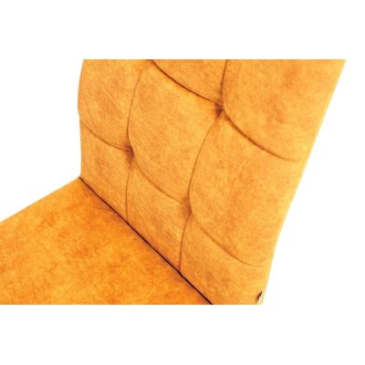 Krzesło Comfort slim nogi metal krzyżak złote