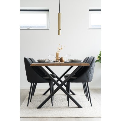 Lampa wisząca Deco złota