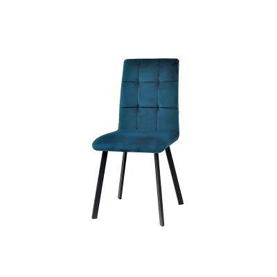 Eleganckie krzesło Comfort Slim z czarnymi nogami