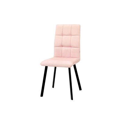 Eleganckie krzesło Comfort Slim z czarnymi nogami