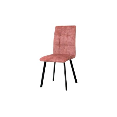 Eleganckie krzesło Comfort Slim z czarnymi nogami