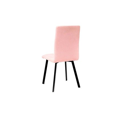 Eleganckie krzesło Comfort Slim z czarnymi nogami